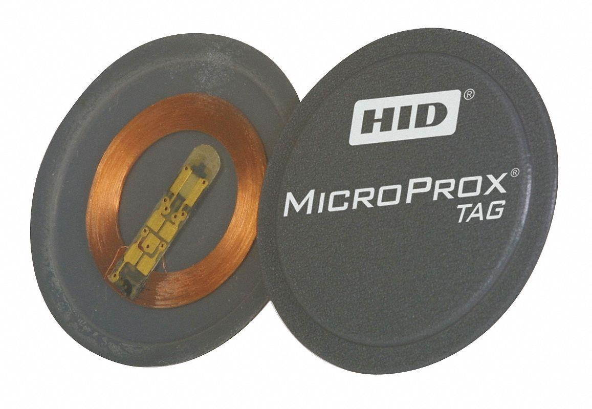 ALARM LOCK ALHID1391 Adhesive Proximity Tag,Plastic,PK10