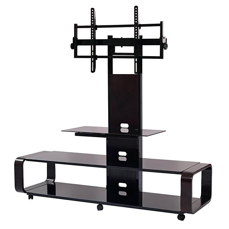 TV Stand for 35-85" TV, Espresso/Black