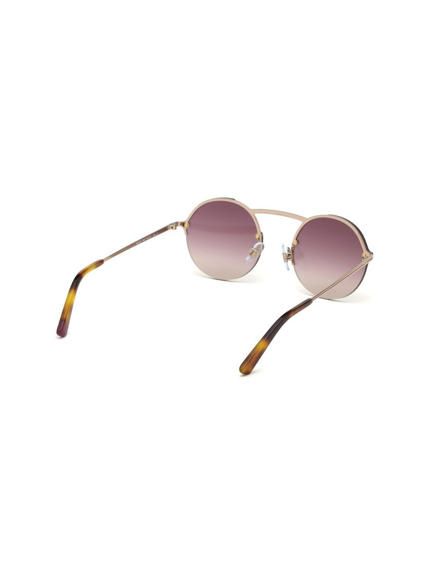 Web Eyewear Purple Round Unisex Sunglasses Designed in Italy