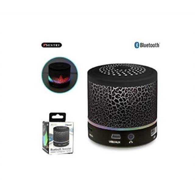 changing led lights rechargeable bluetooth wireless speaker black