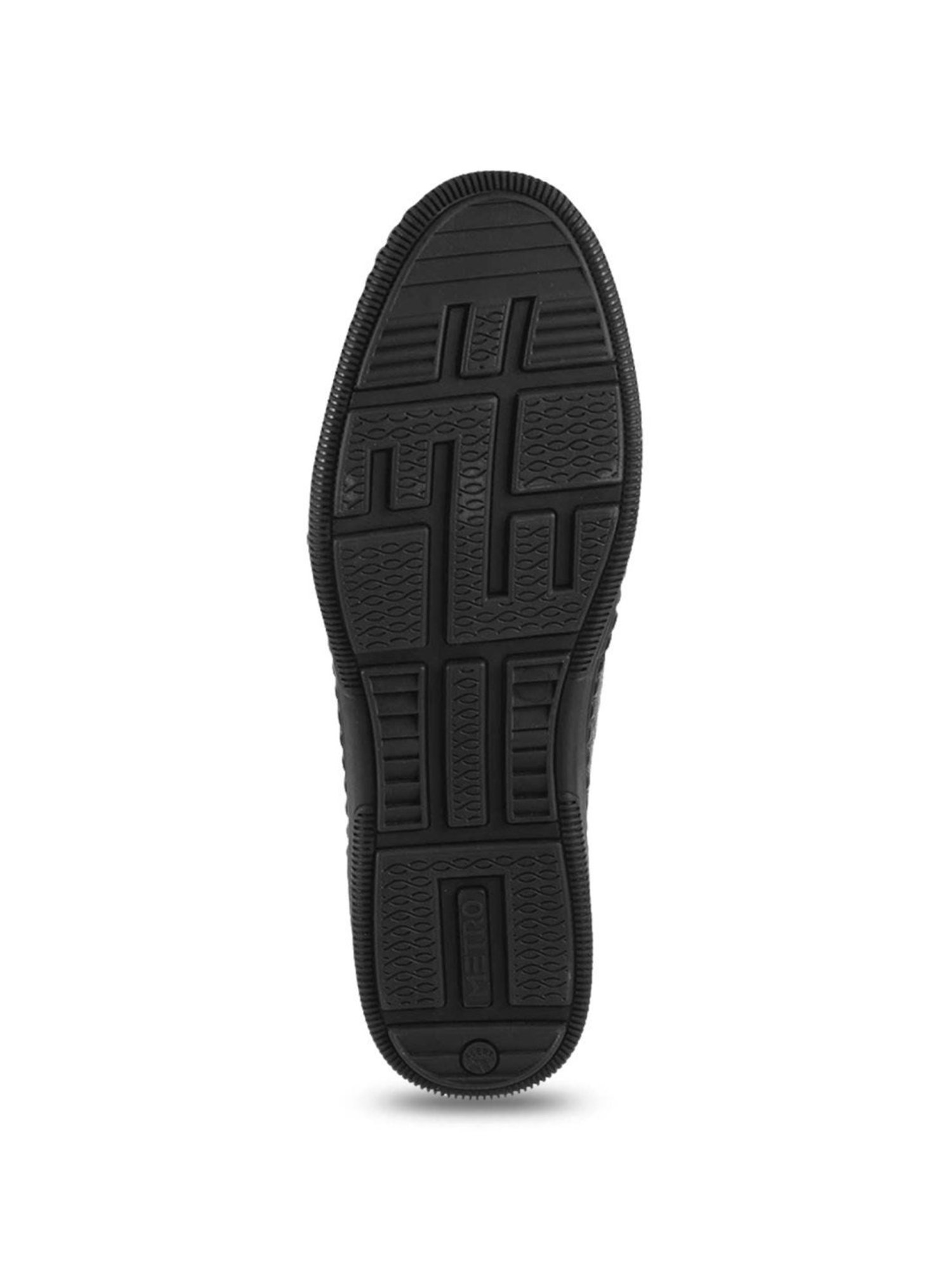 Metro Men's Black Casual Loafers
