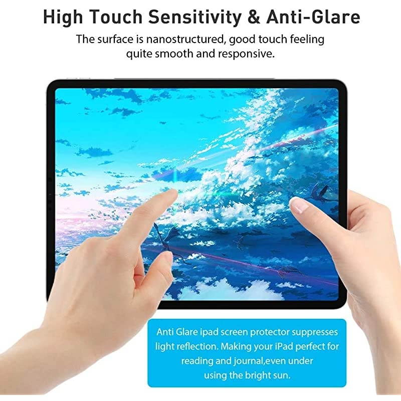 2 Pack Paperfeel Screen Protector for iPad Air 3 2017 iPad Pro 105 2019  Matte PET Paperfeel Film Screen Protector for Drawing AntiGlare Scratch Resistant