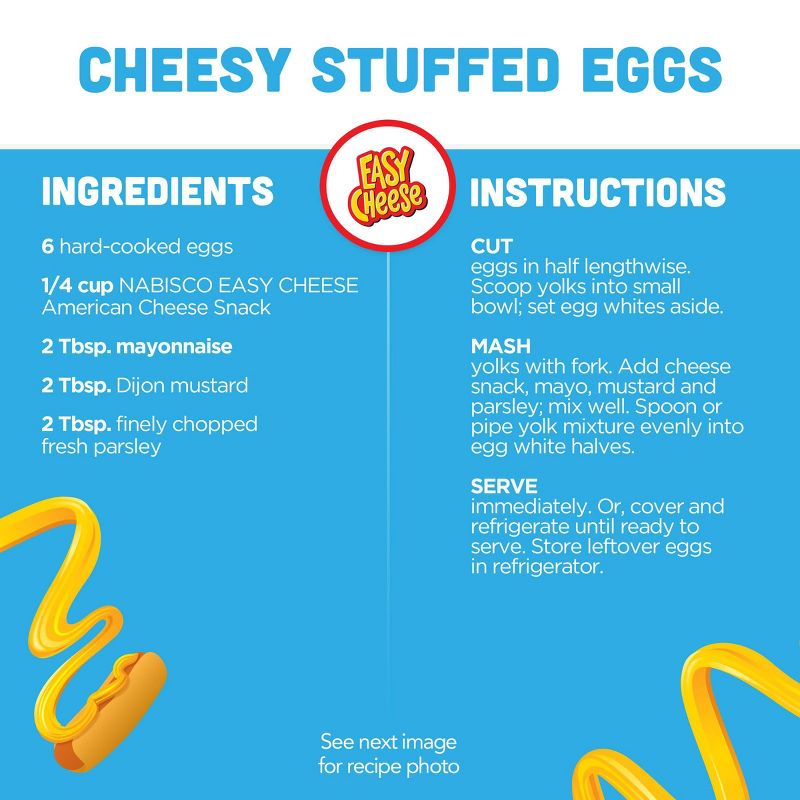 Easy Cheese American Cheese Snack - 8oz