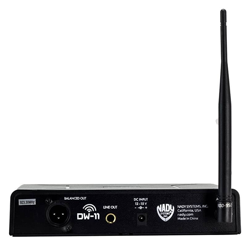 DW11 Digital Wireless Handheld Microphone System Ultralow latency with QPSK modulation XLR and &frac14; outputs UHF range The most affordable true digital system available today