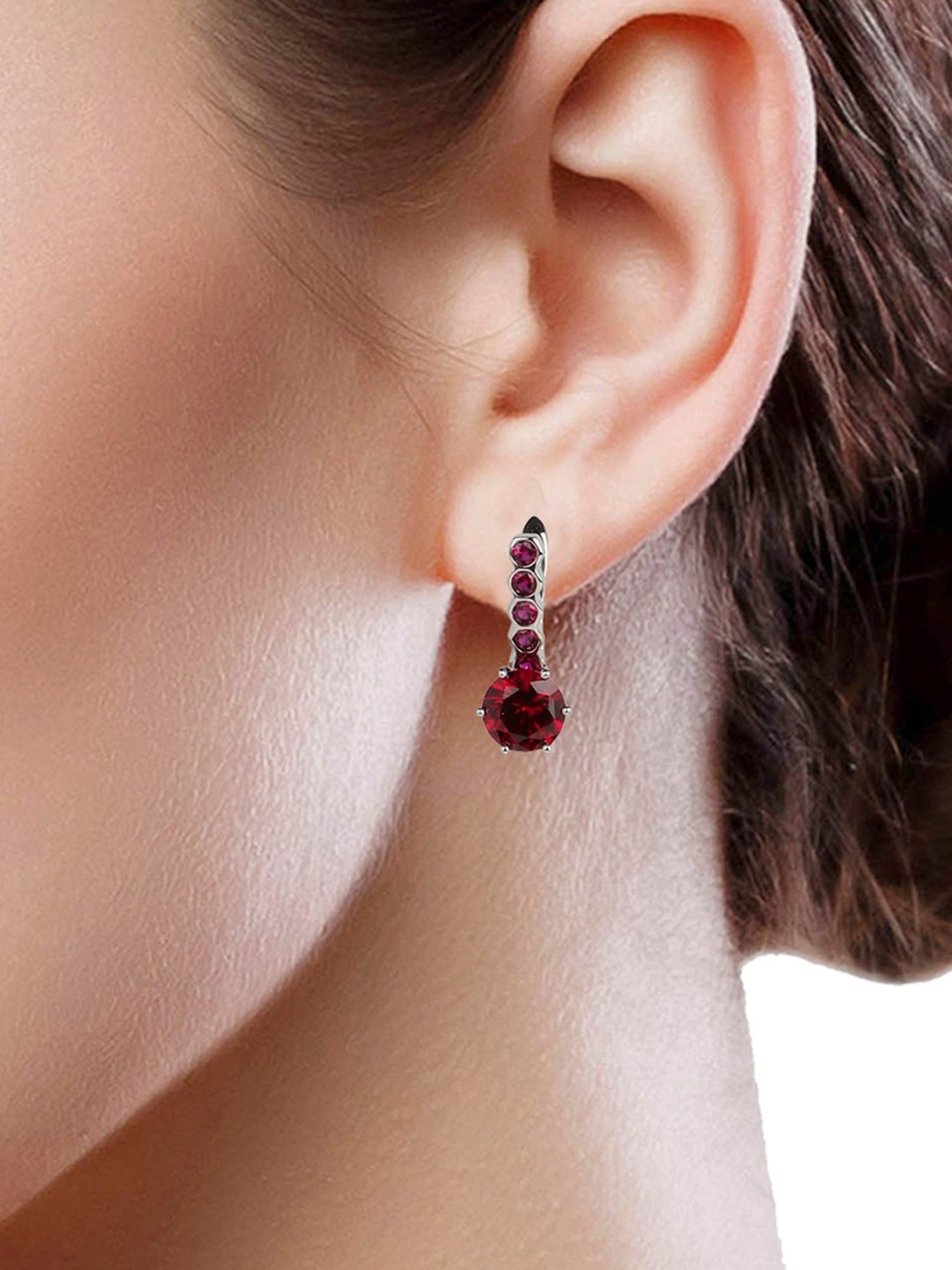 The Real Effect London 800 Silver Earrings for Women