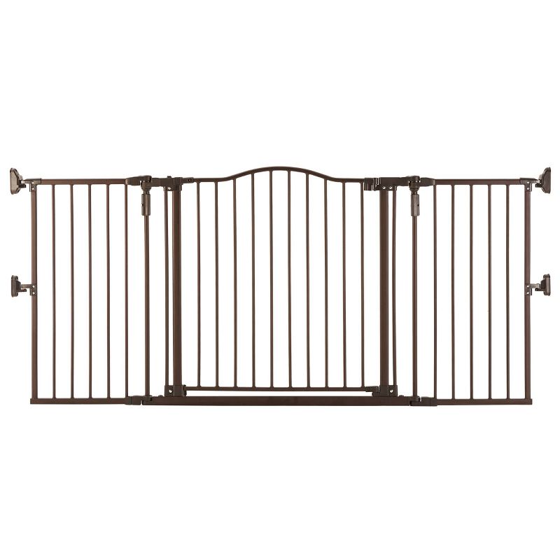 Toddleroo by North States Gathered Home Baby Gate - Matte Bronze -  38.3"-72" Wide