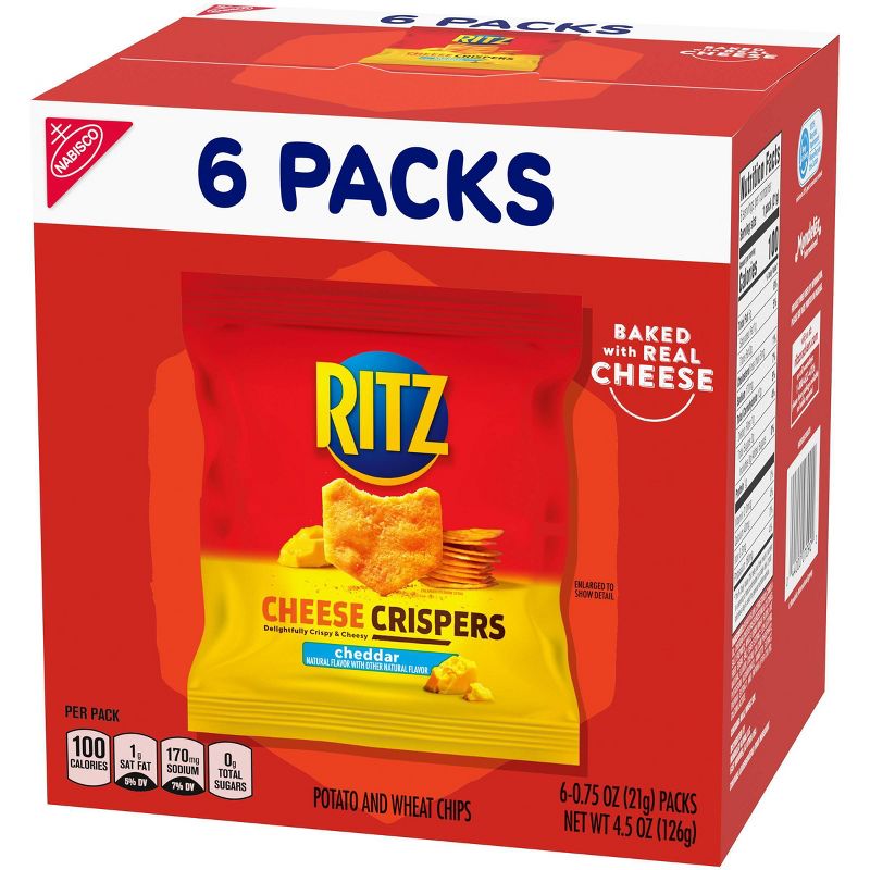 Ritz Cheese Crispers Crackers - 6ct/4.5oz