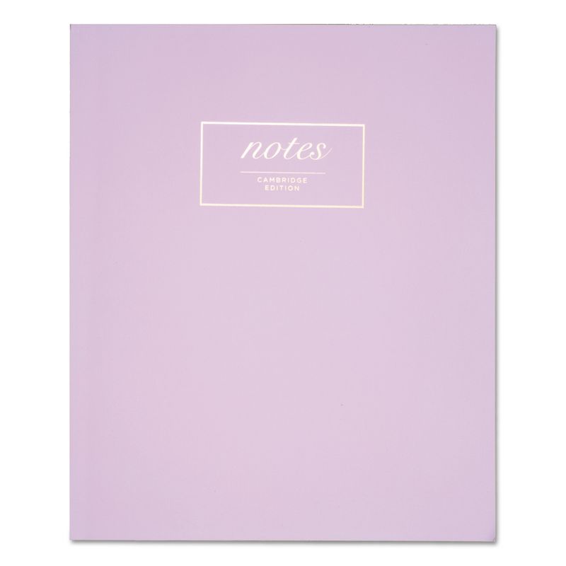 Cambridge Workstyle Notebook, Legal Rule, Lavendar Cover, 9 x 11, Unperforated, 80 Pages 59291