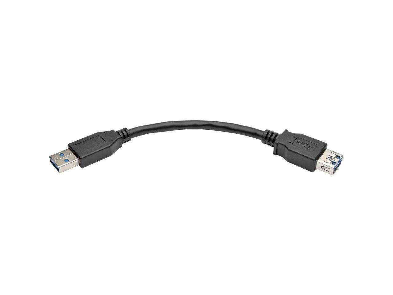 Tripp Lite Usb 3.0 Superspeed Type-A Extension Cable (M/F), Black, 6 In.