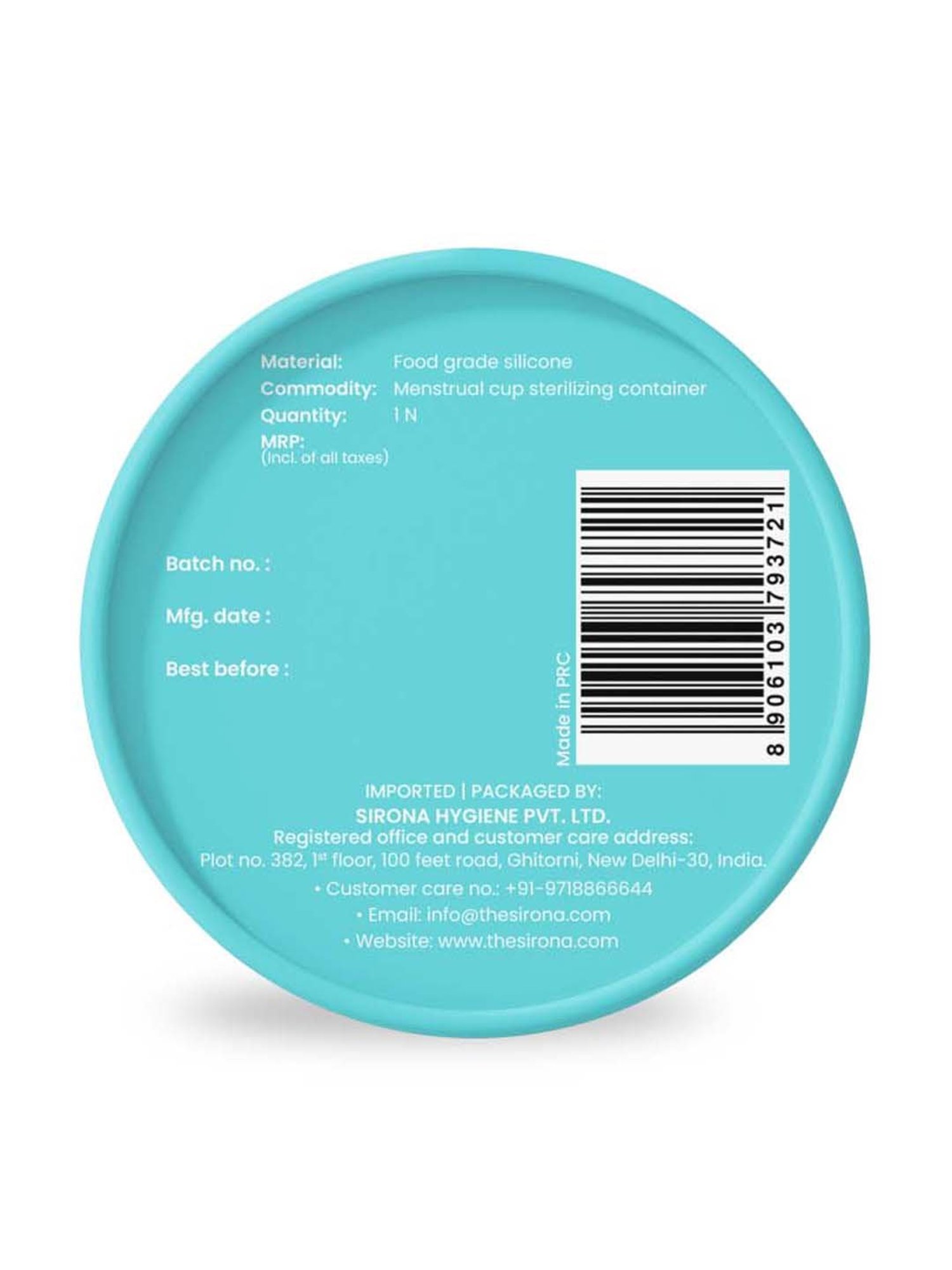 Namyaa Ultra Soft Medium Reusable Menstrual Cup - 50 gm