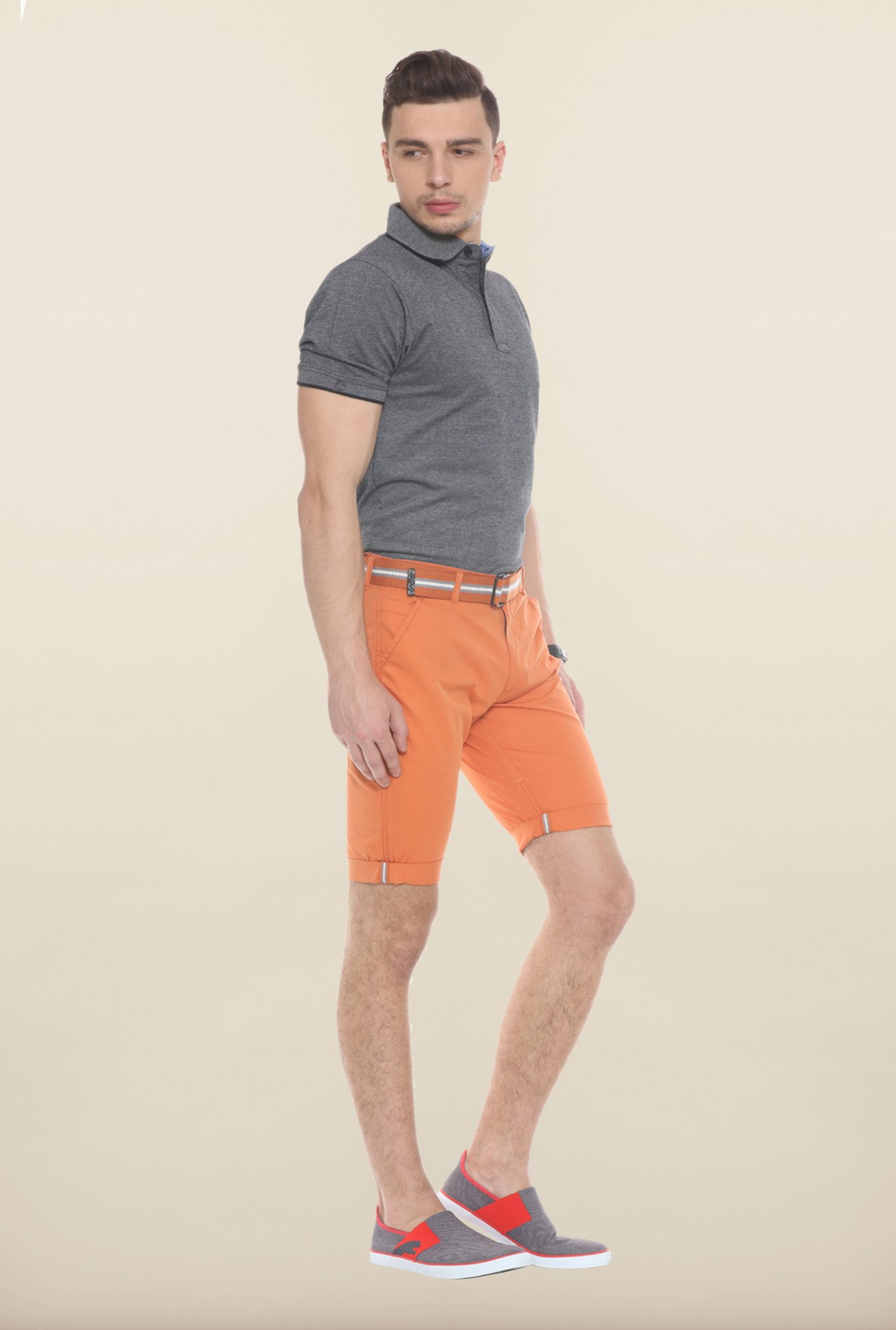Sweet Dreams Orange Solid Jamaican Shorts
