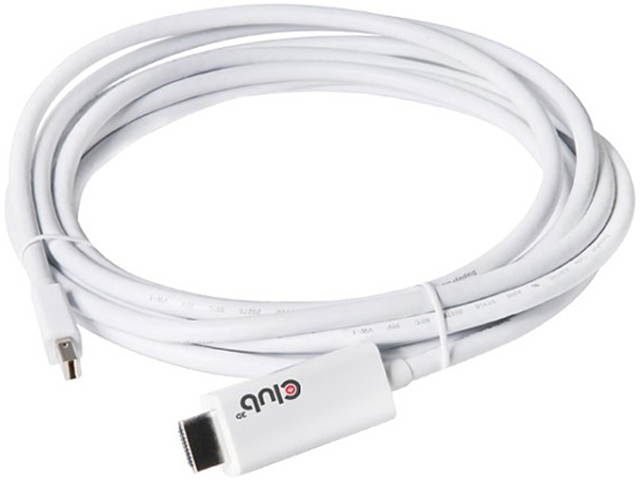Club3D CAC-1173 Mini DisplayPort 1.2 Cable to HDMI 2.0 Active Adapter