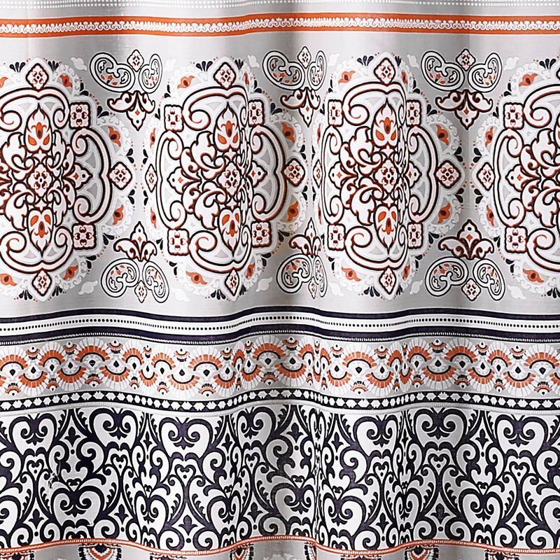 Nesco Stripe Shower Curtain Navy - Lush Décor