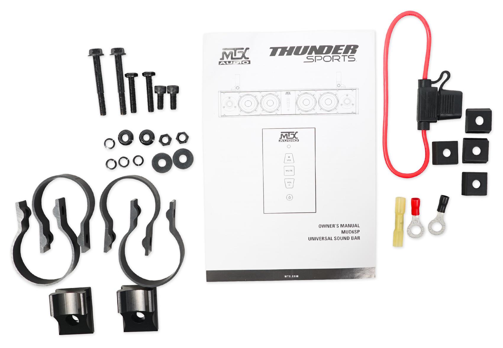 Honda Pioneer Four-Speaker Marine Rollbar Rollcage Soundbar System w/ Bluetooth