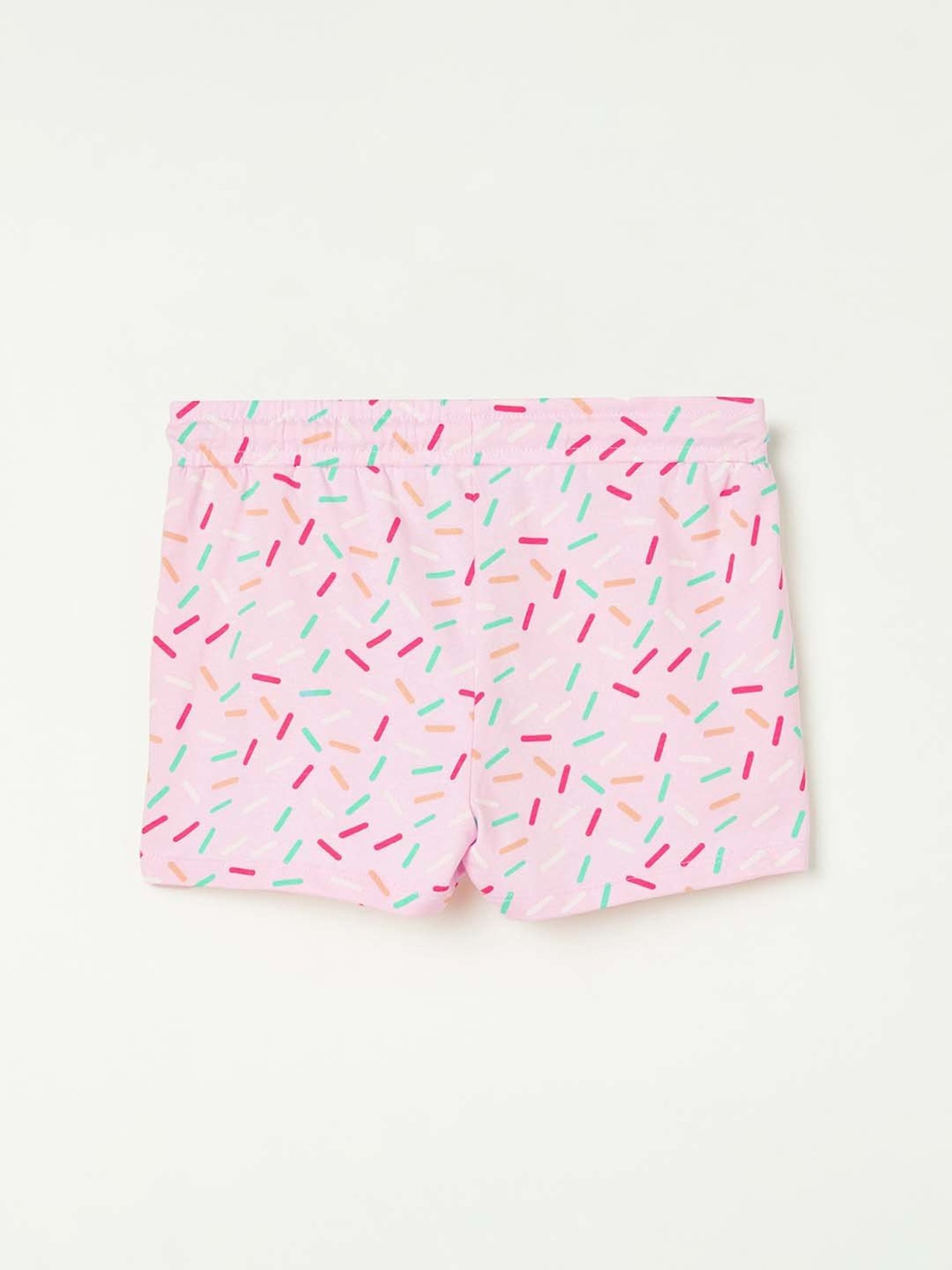 Fame Forever by Lifestyle Kids Pink Cotton Printed Shorts