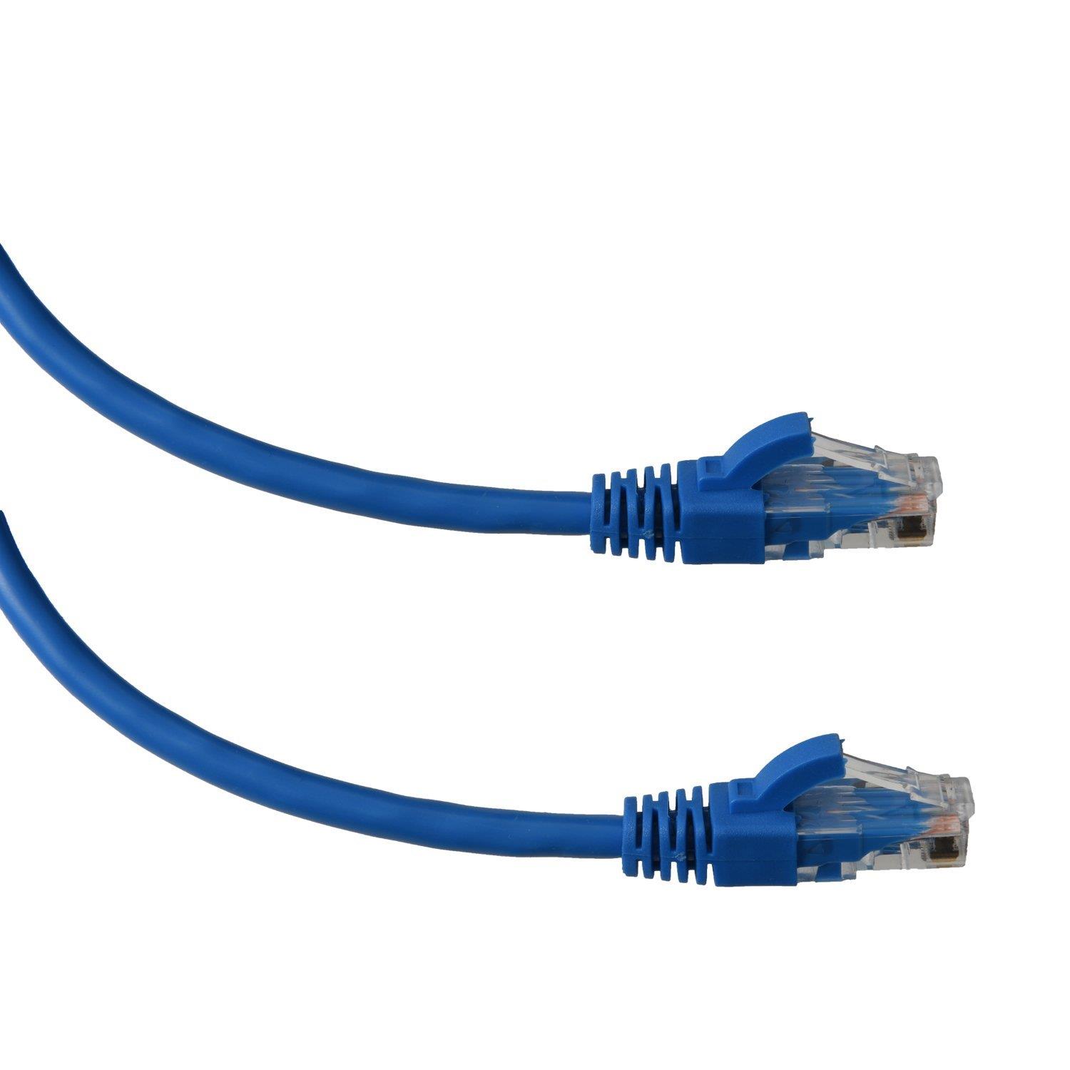 Jumbl Cat6 RJ45 Fast Ethernet Network Cable - 5 Feet Blue