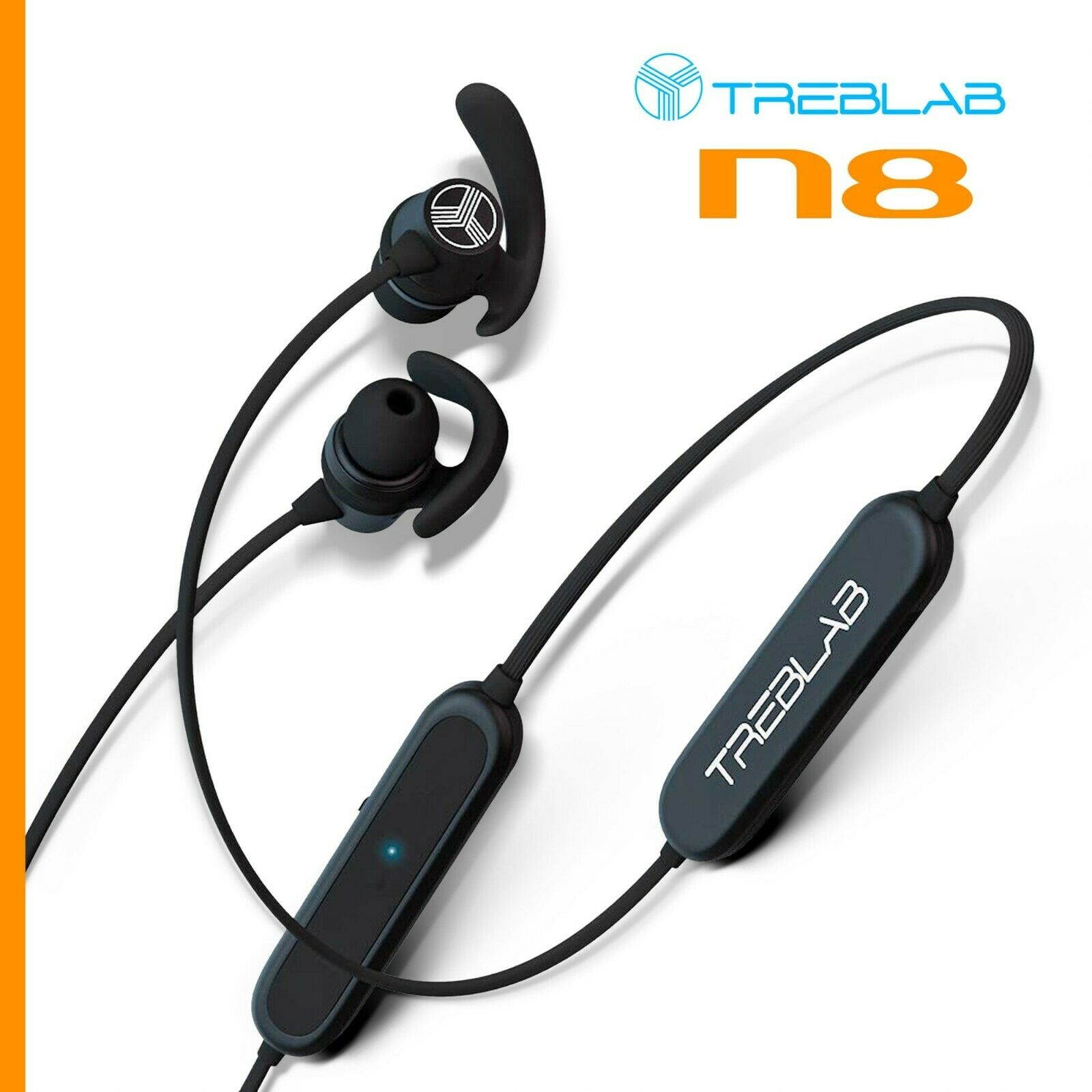 N8 Sports Bluetooth Headphones Neckband Earbuds Magnetic IPX5 Waterproof