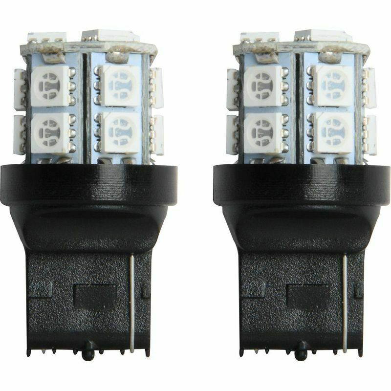 IL-7440R-15 7440 LED Bulb SMD 15 LED- Red 2pc kit