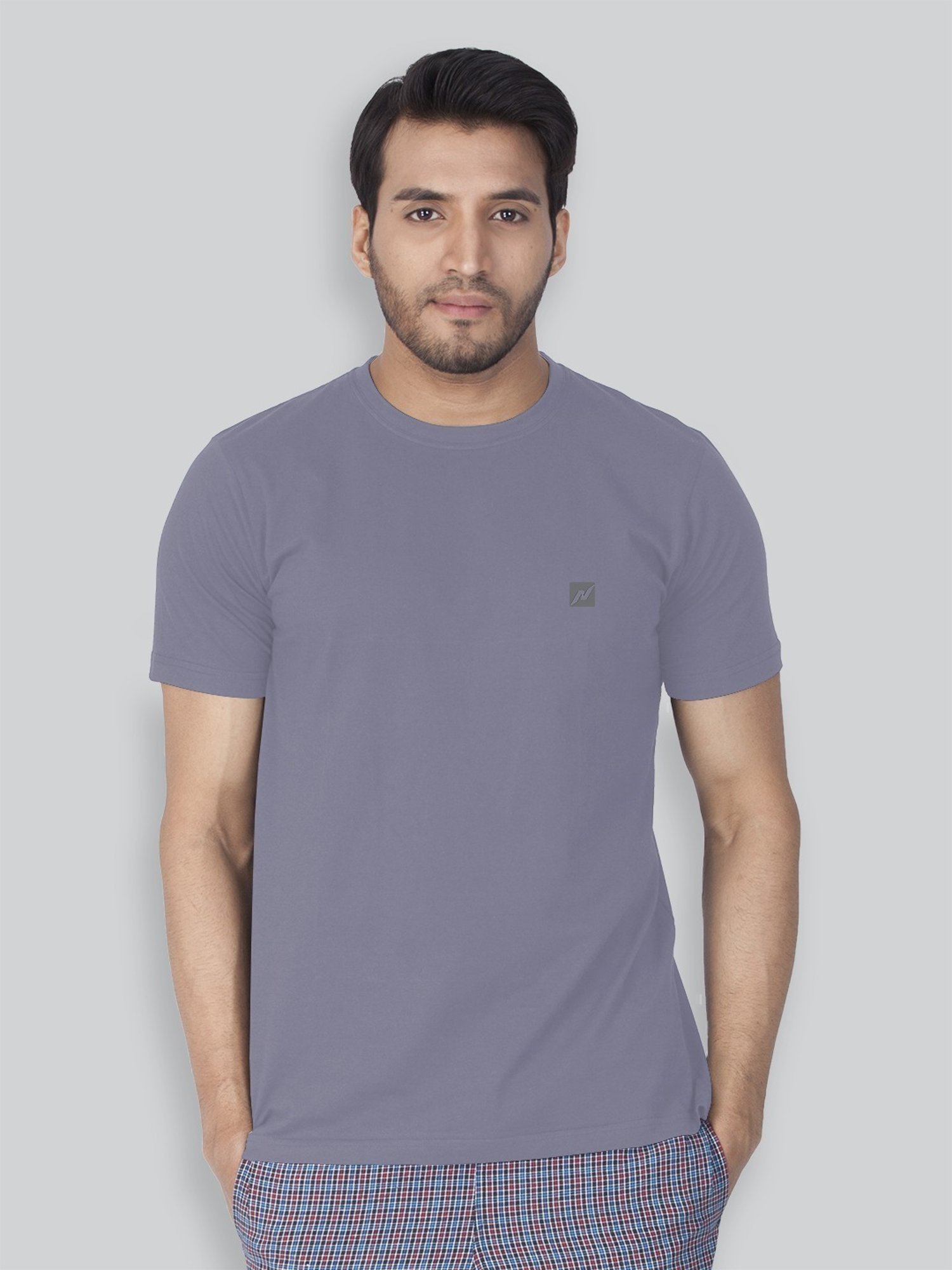 Lux Nitro Green & Purple Regular Fit T-Shirt Pack of - 2