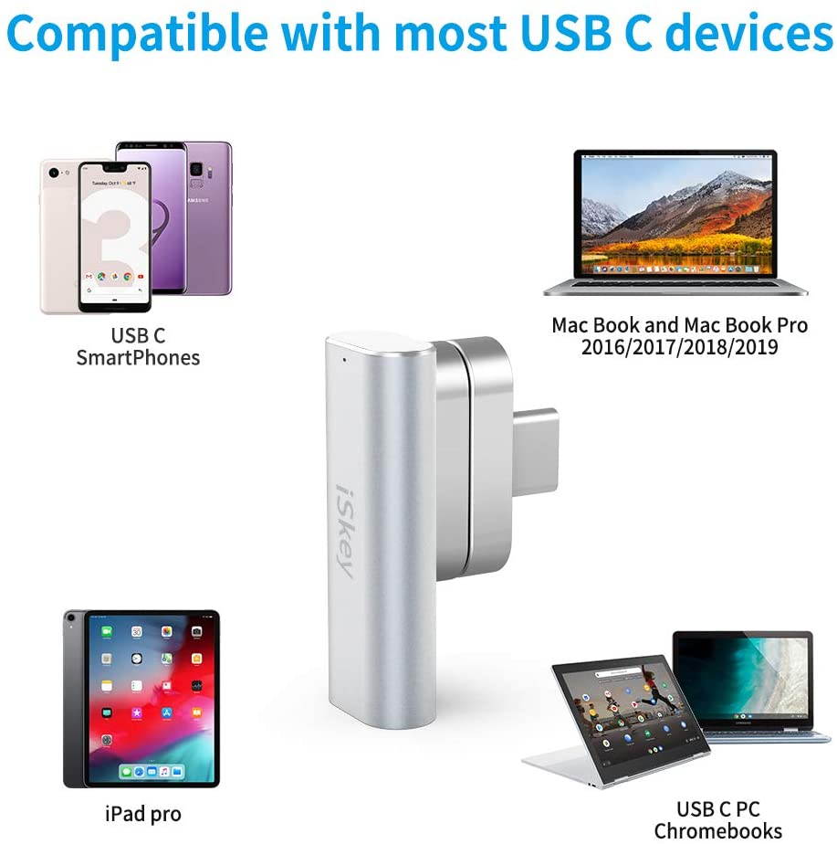 5Pcs USB 3.0 Type-A Male to USB3.1 Type-C Female Converter Adapter Connector