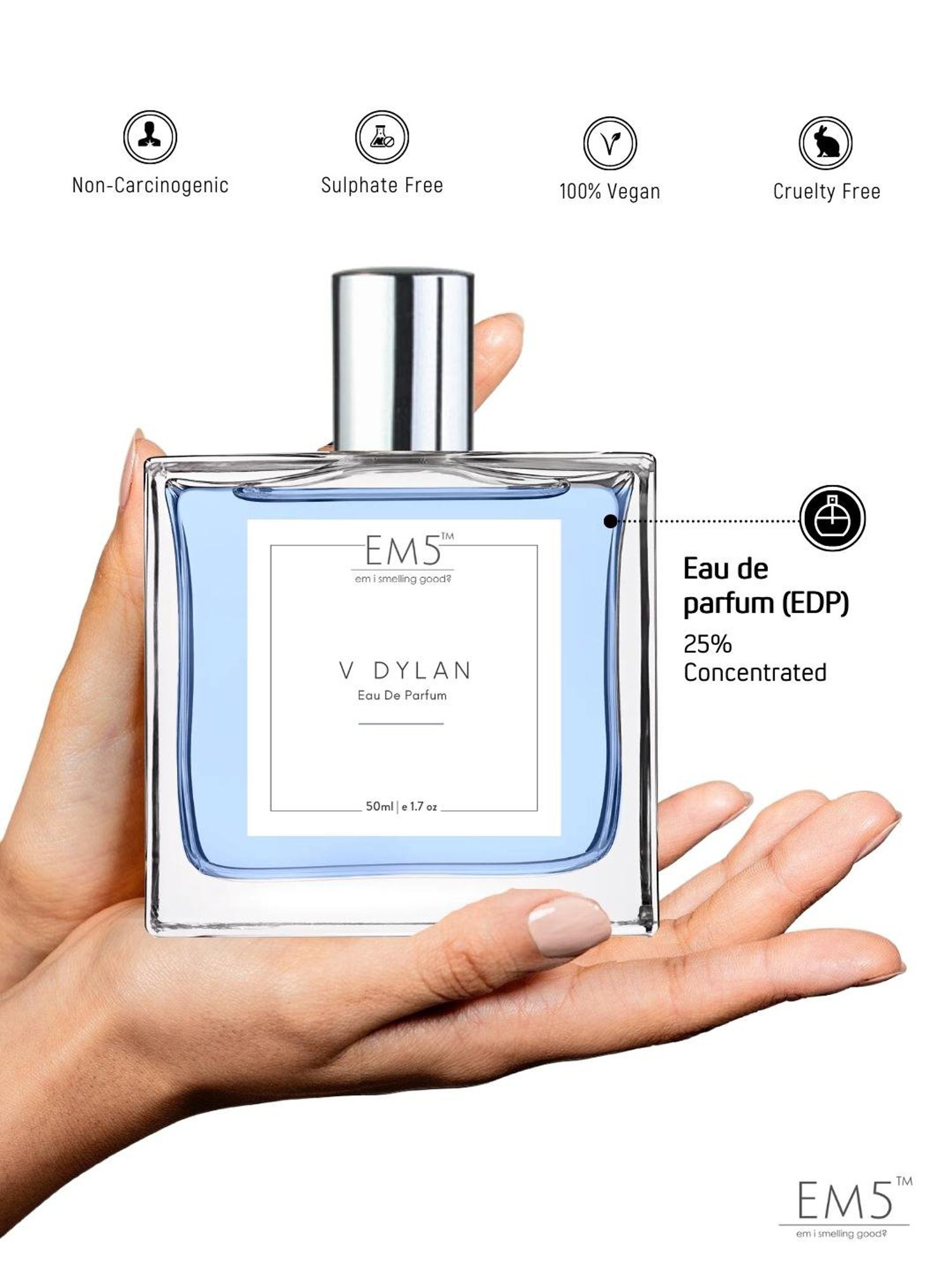 EM5 V Dylan Eau de Parfum for Men - 50 ml