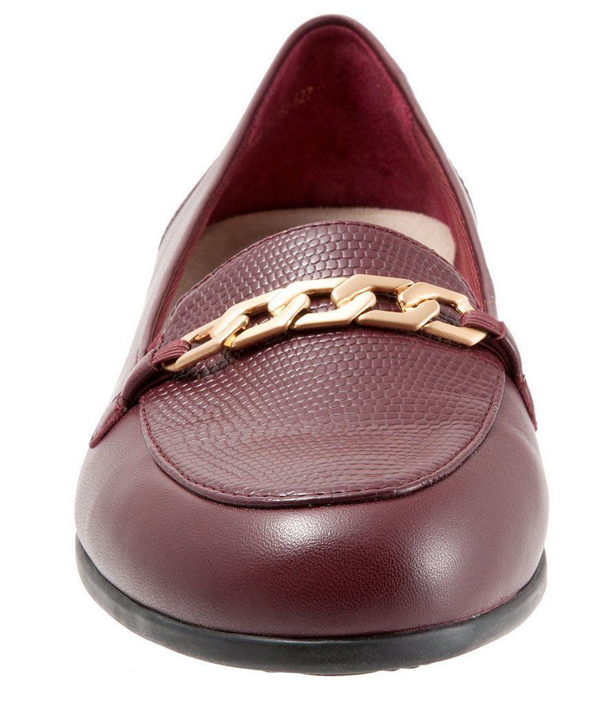 Trotters Anastasia Lizard Print Loafers