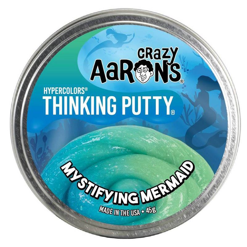 Crazy Aaron's Mystifying Mermaid Thinking Putty Tin