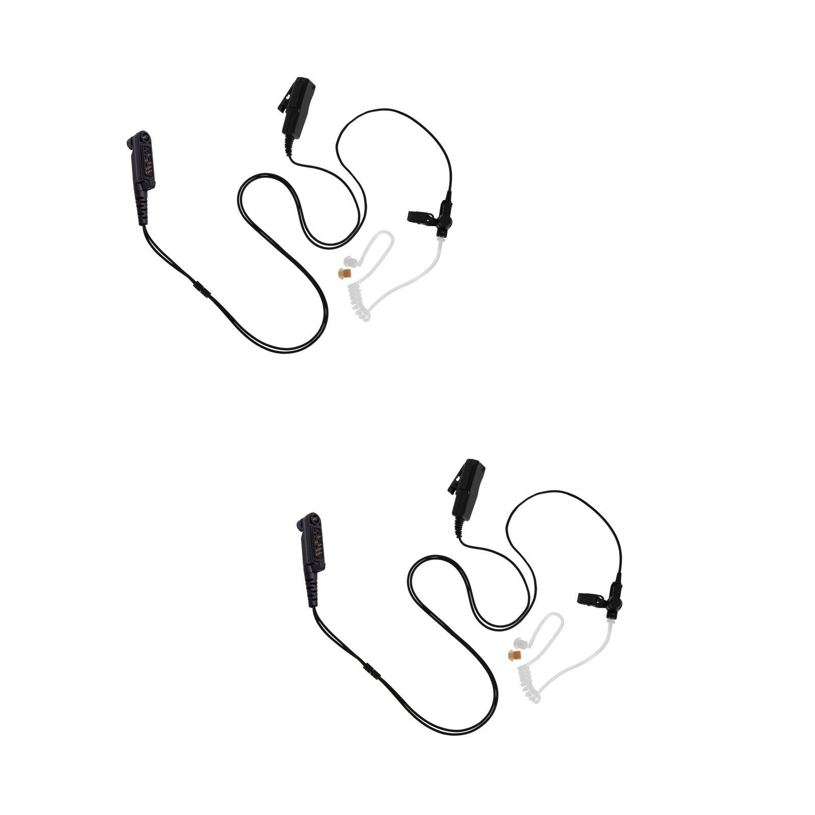 2 Pack Public Safety Acoustic Tube Earpiece for Hytera PD68X PD66X