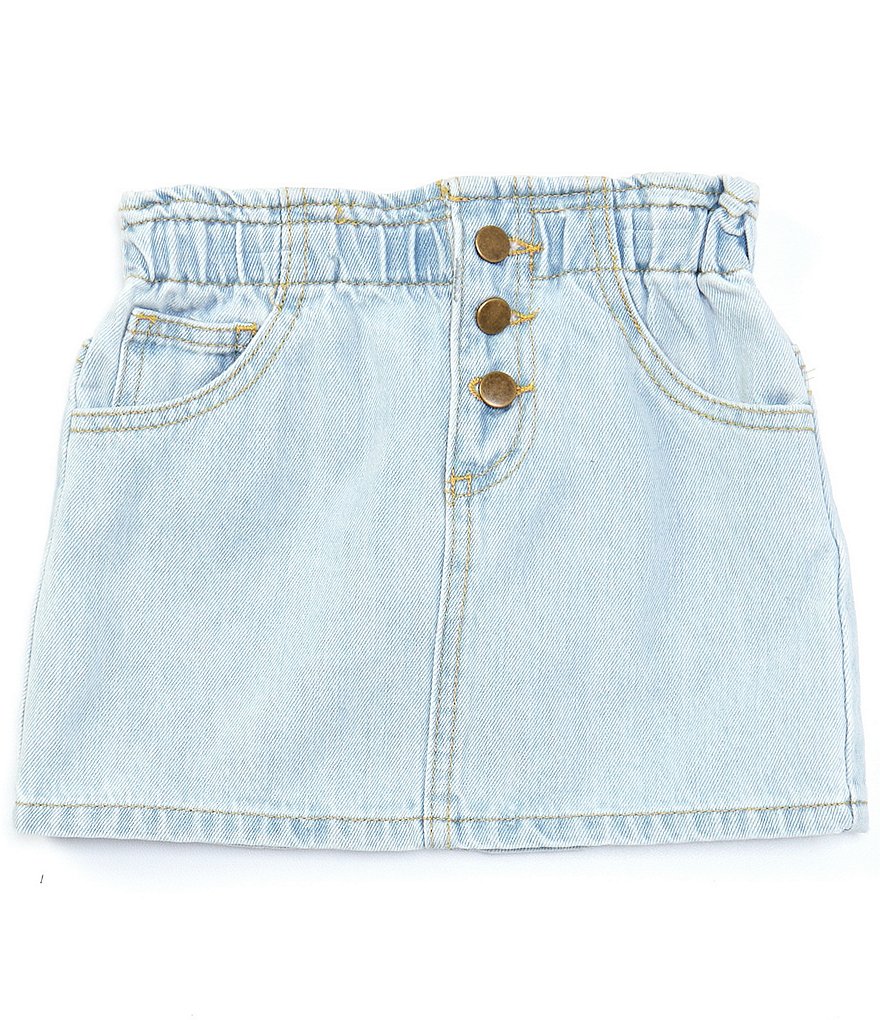 Edgehill Collection Little Girls 2T-6X Coordinating Lurex Stripe Woven Skirt