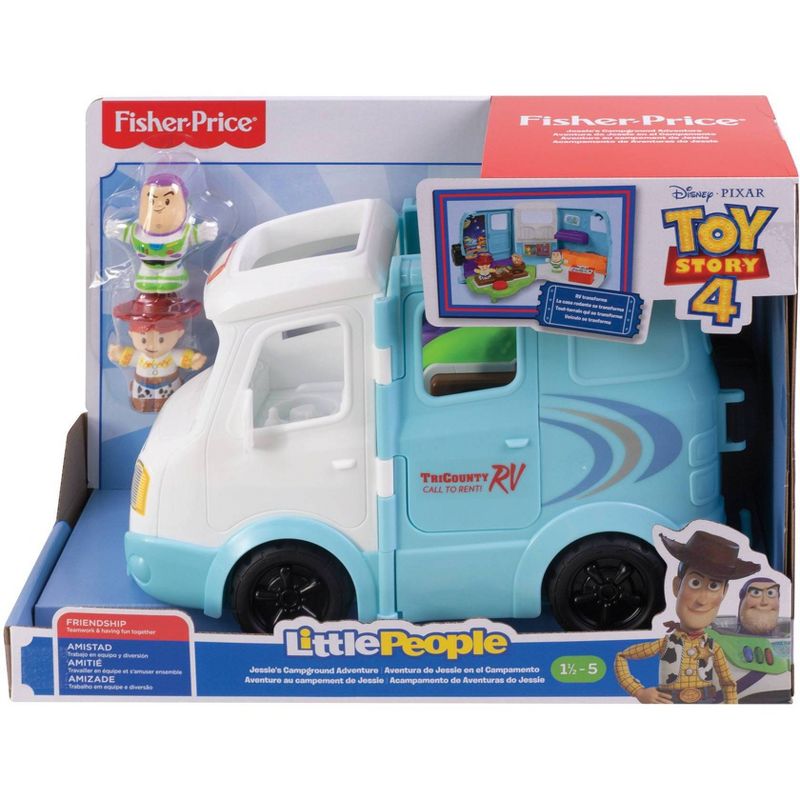 Fisher-Price Little People Disney Pixar Toy Story 4 Jessie's Campground Adventure Playset