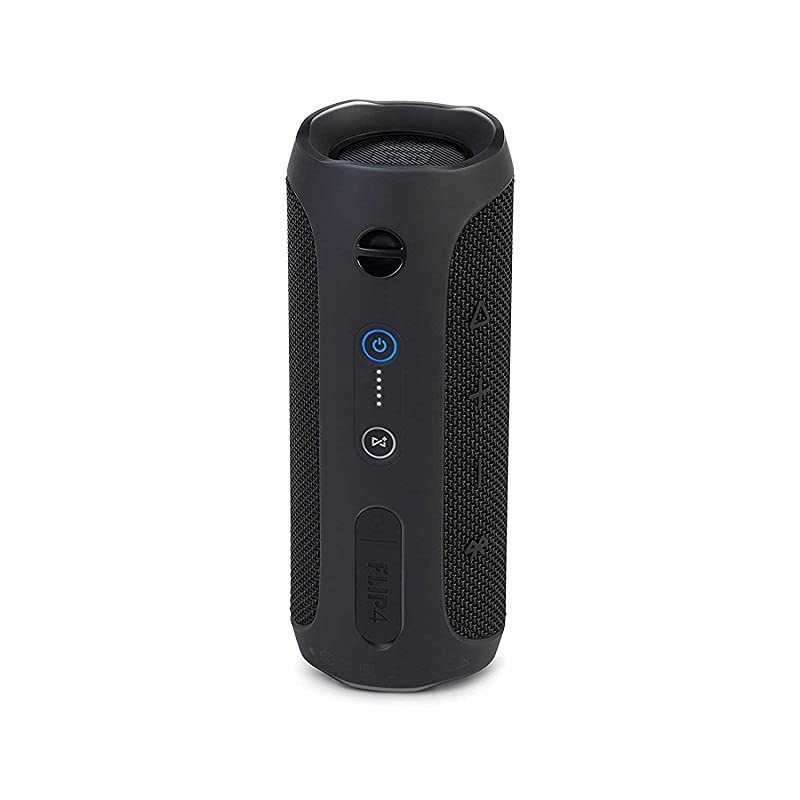 Flip 4 Portable Bluetooth Wireless Speaker Bundle with Anker PowerDrive 2 2Port USB Car Charger Black