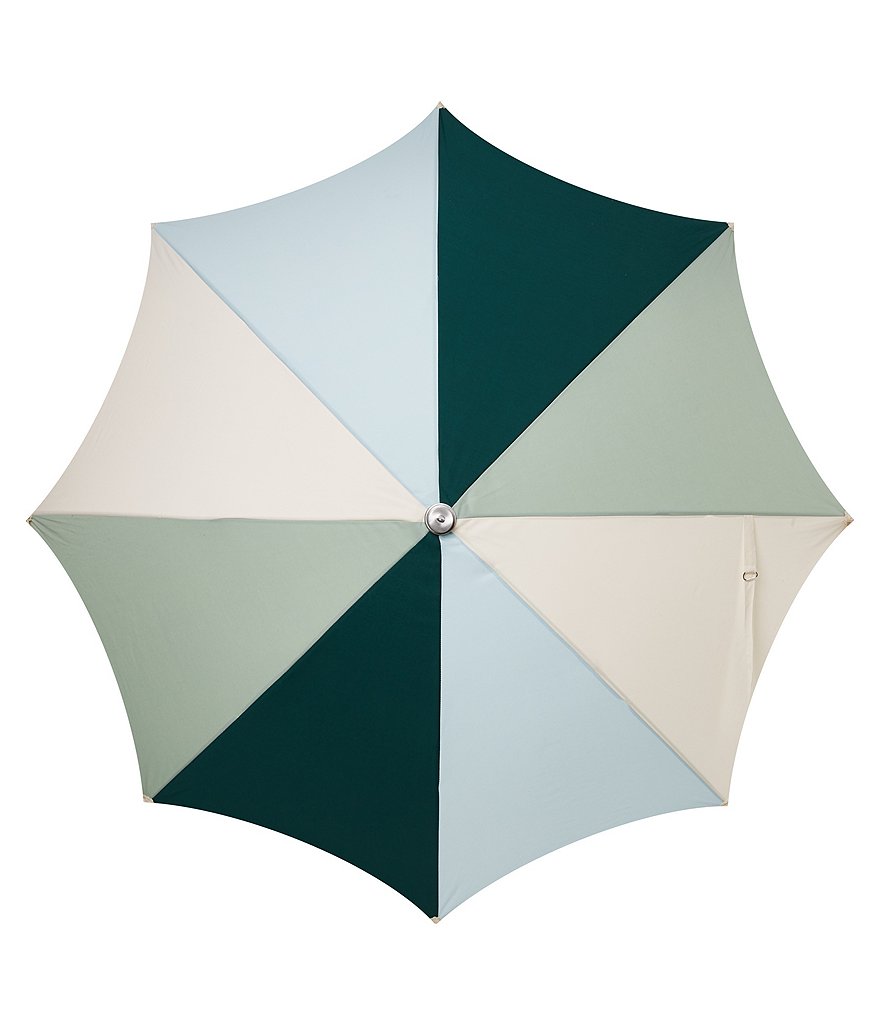 business & pleasure 70's Panel Santorini Premium Beach Umbrella