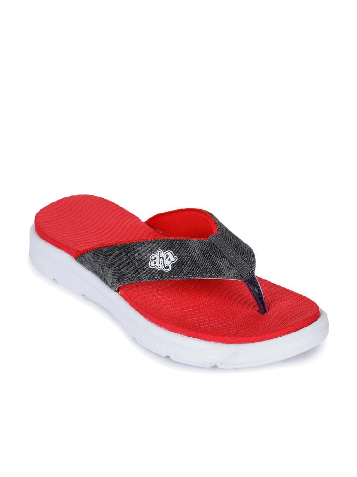 Aha by Liberty Women's Black & Red Flip Flops