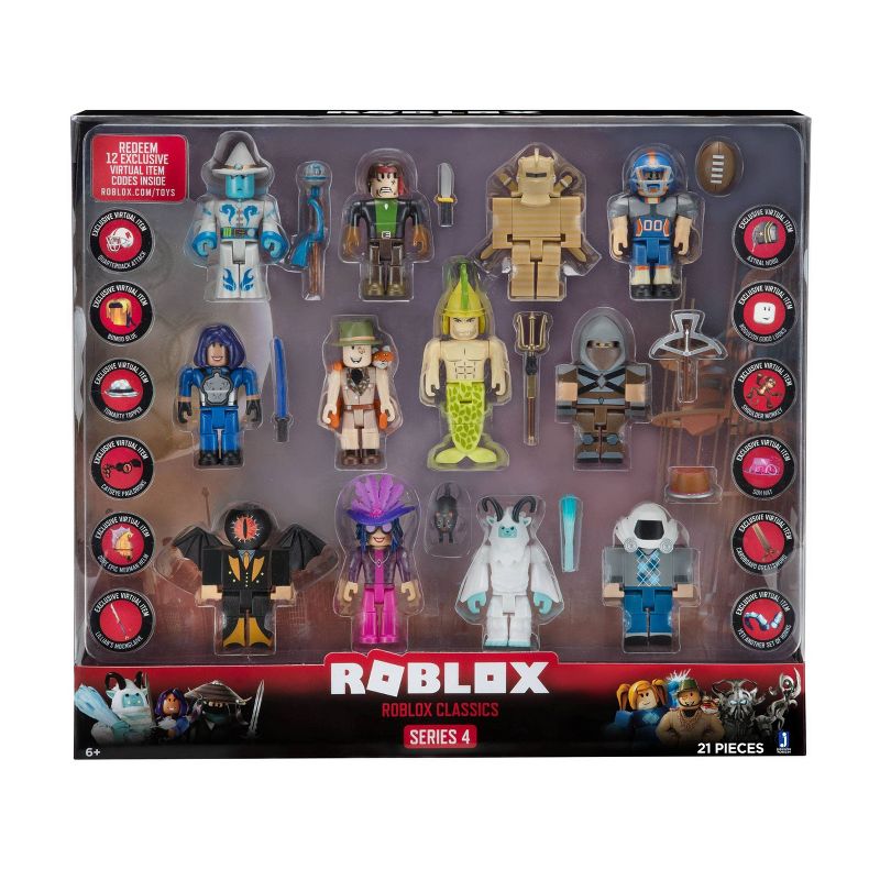 Roblox Action Collection - Series 4 Figure 12-Pack (Includes 12 Exclusive Virtual Items)