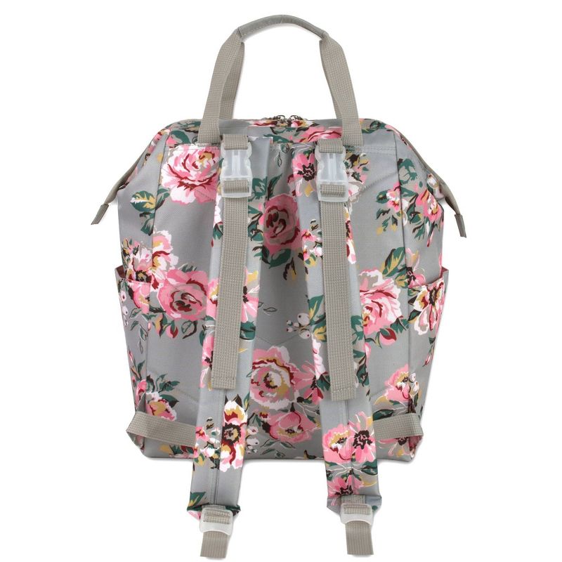 Baby Essentials Floral Wide Frame Diaper Bag Backpack
