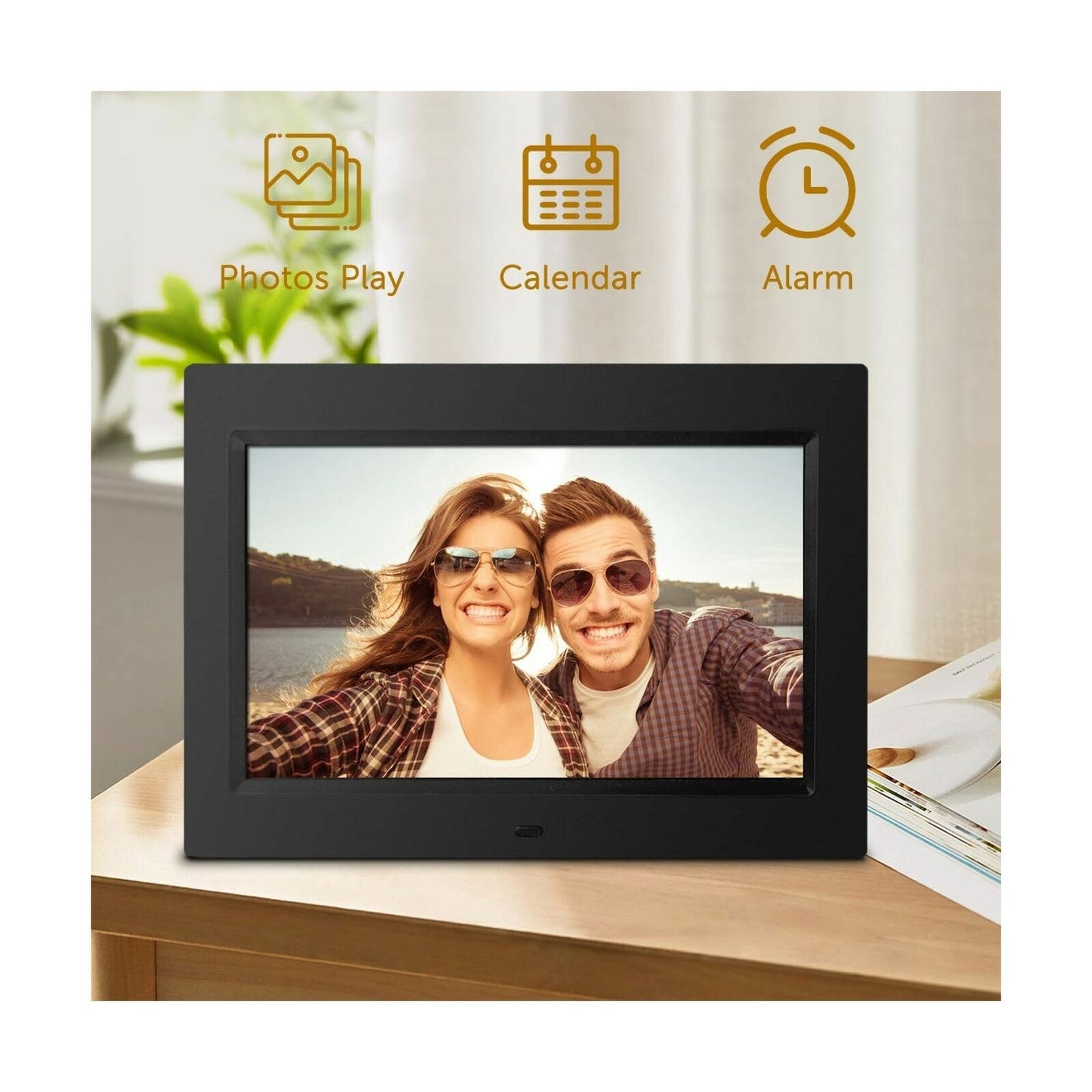 10 inch Digital Photo Frame w/Remote Control, 16:9 Wide Screen, Plug and Play