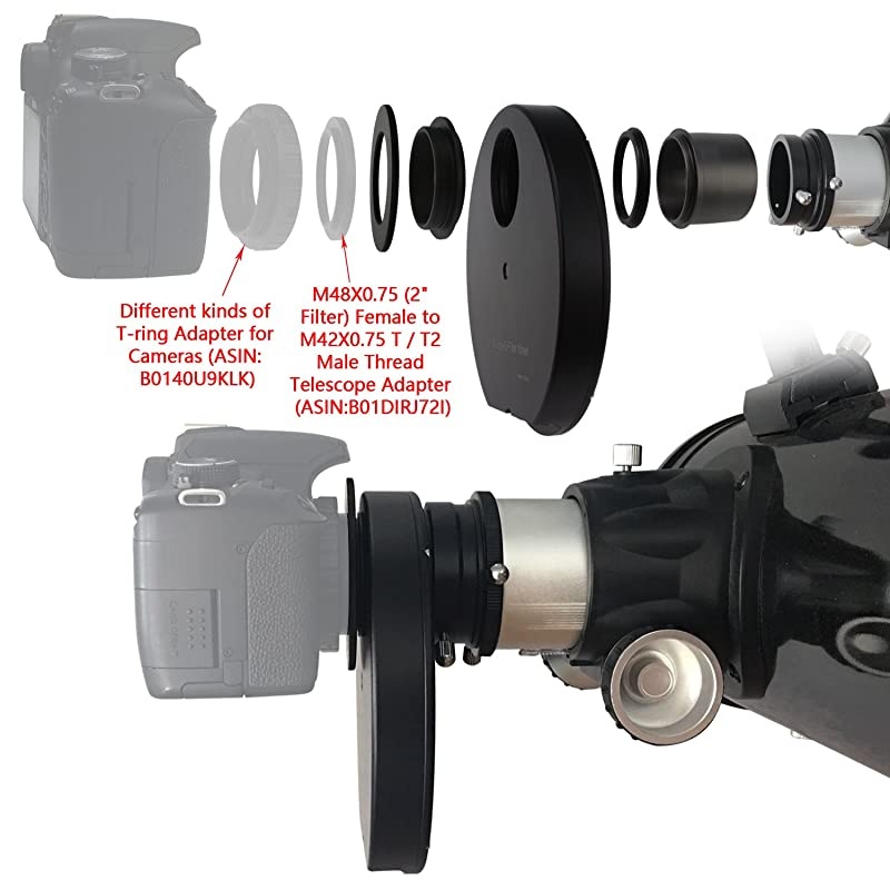 2quot Multiple 5Position Filter Wheel for Telescope Allowing You to Image Without Any Reflections or Stray Light