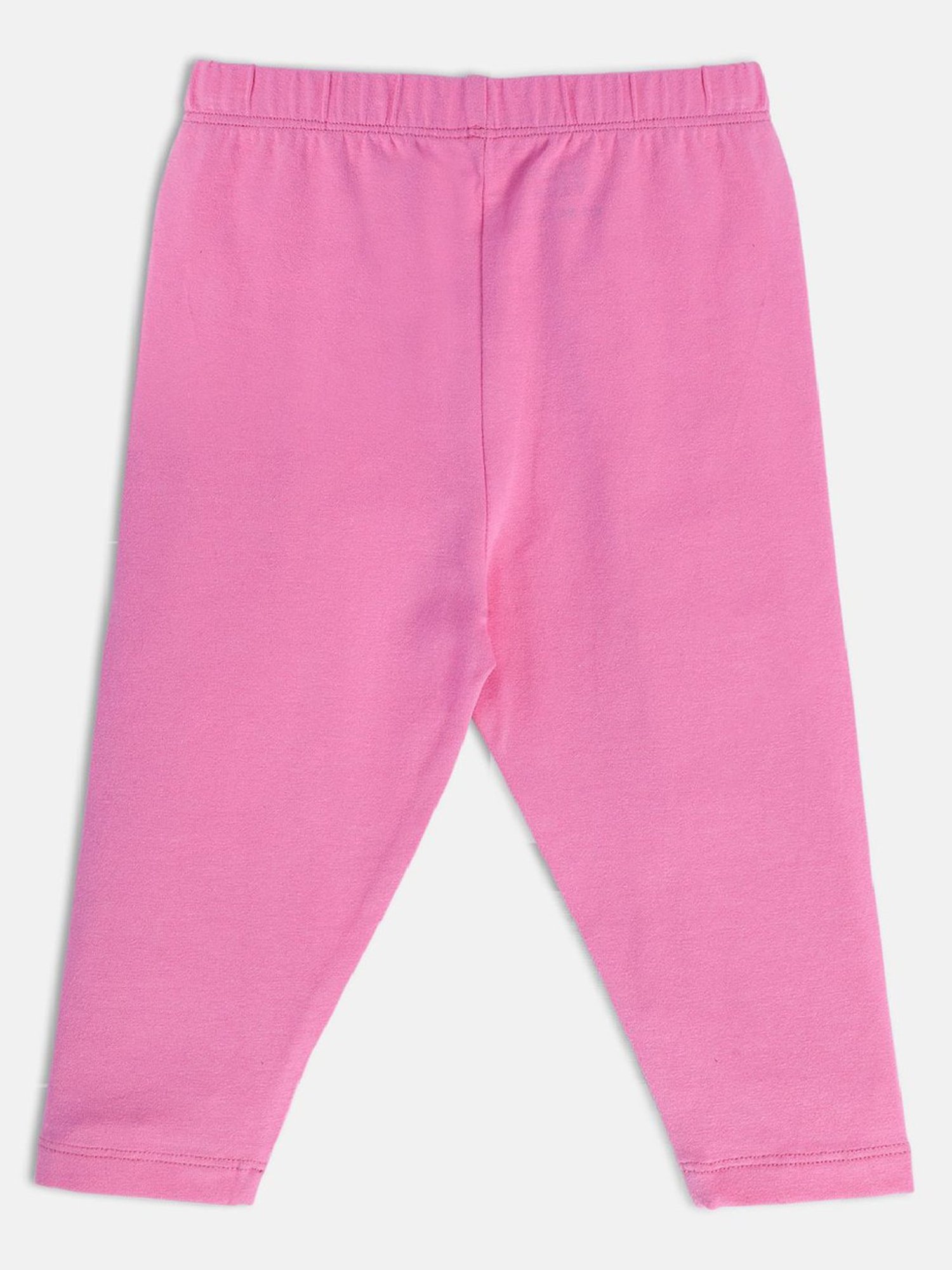 MINIKLUB Kids Pink Solid Leggings