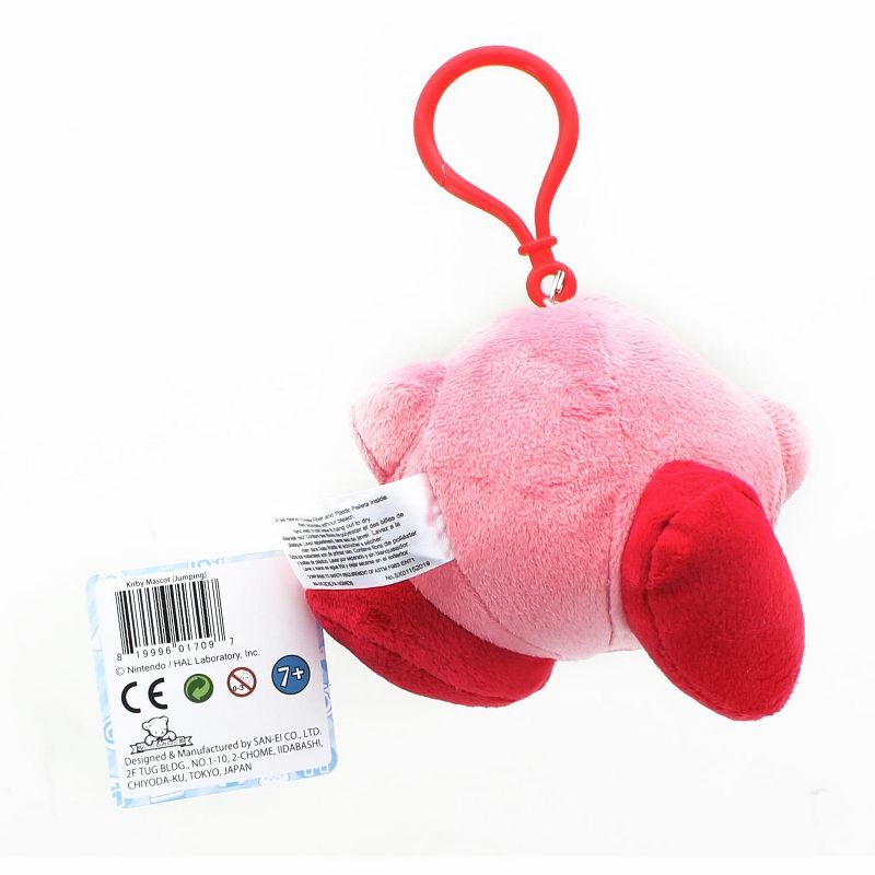 Little Buddy LLC Kirby Nintendo 3.5 Inch Dangler Plush - Jumping Kirby