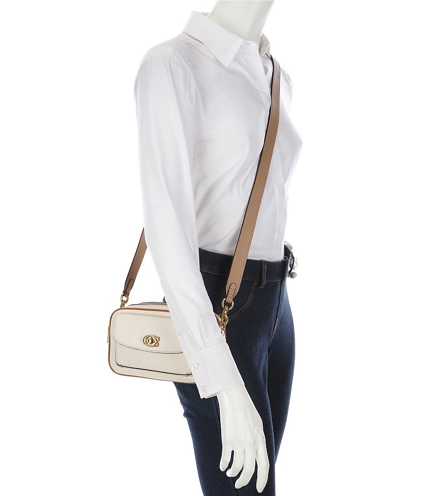 COACH Colorblock Leather Willow Camera Bag