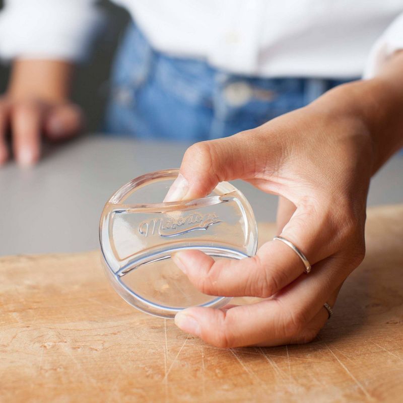 Grant Howard 51091 102 Ounce Classic Wide Mouthed Embossed Glass Mason Storage Jar Storage Container with Airtight Screw On Closing Lid