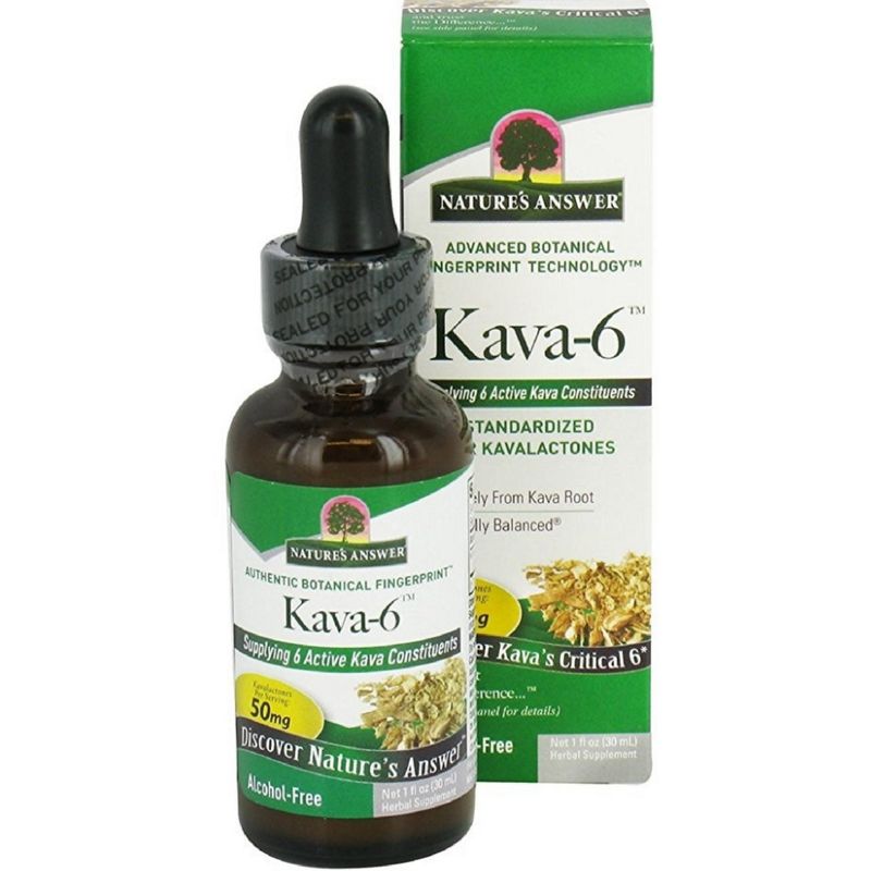Nature's Answer Supports Stress Relief, Kava-6 AF Extract-1oz