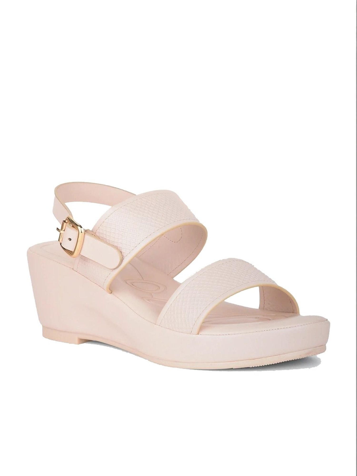 Healers by Liberty Women's Beige Back Strap Wedges