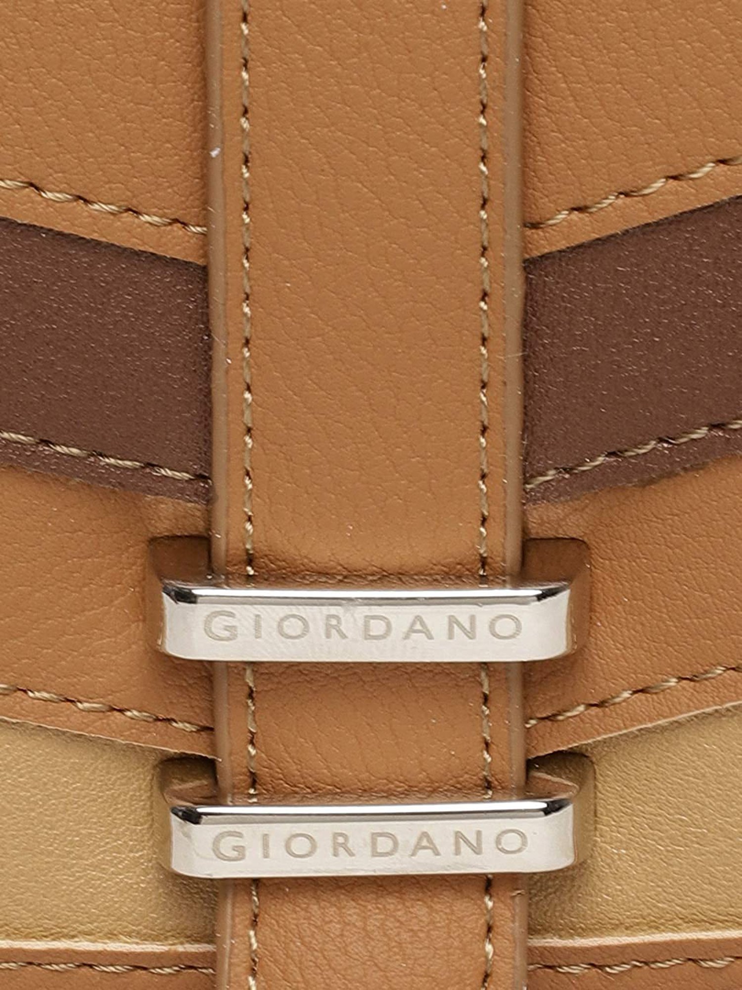 Giordano Beige Paneled Wallet for Women