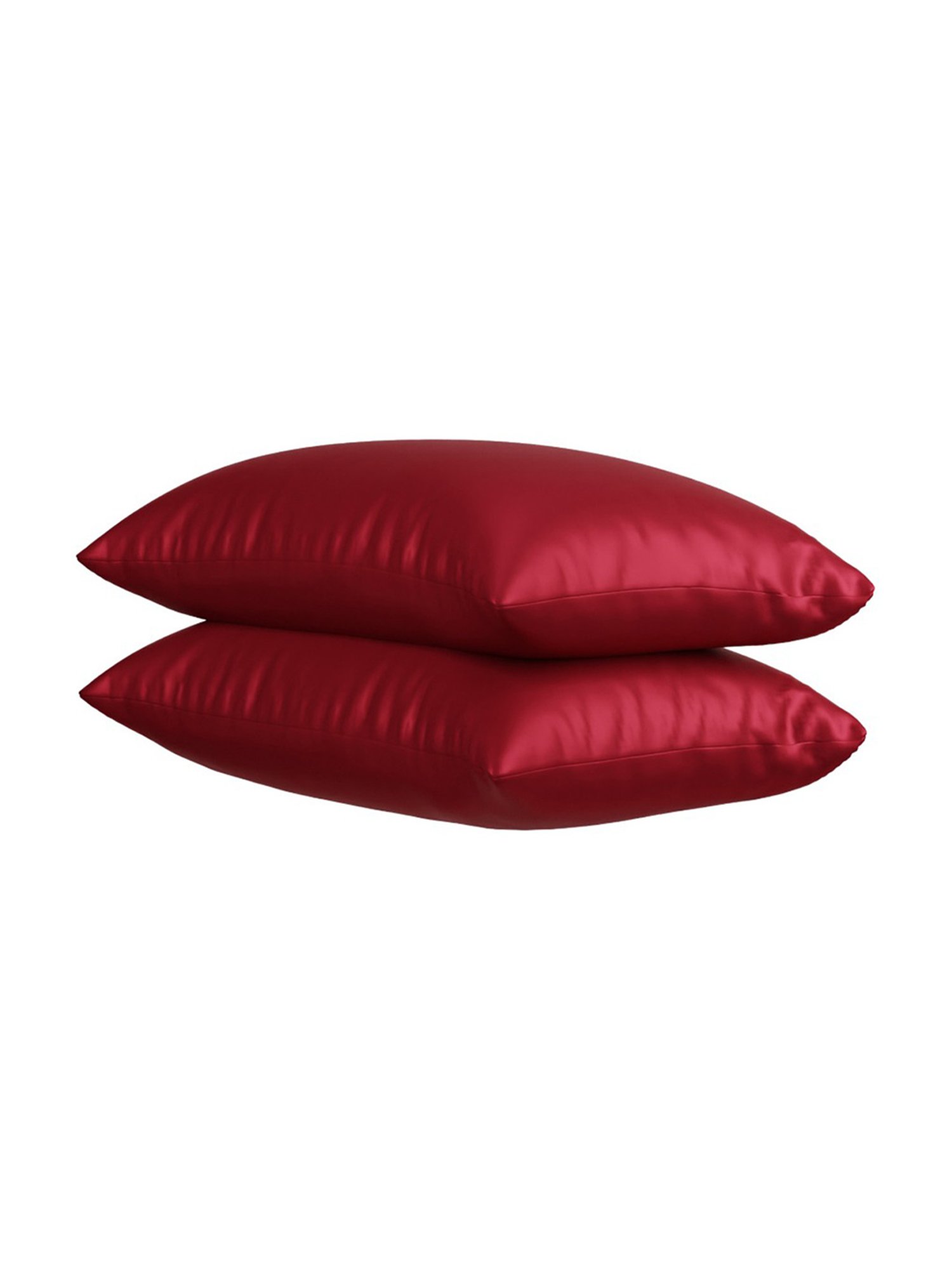 Stoa Paris Date Night Collection Red Polyester 300 TC Pillow Covers - Set of 2