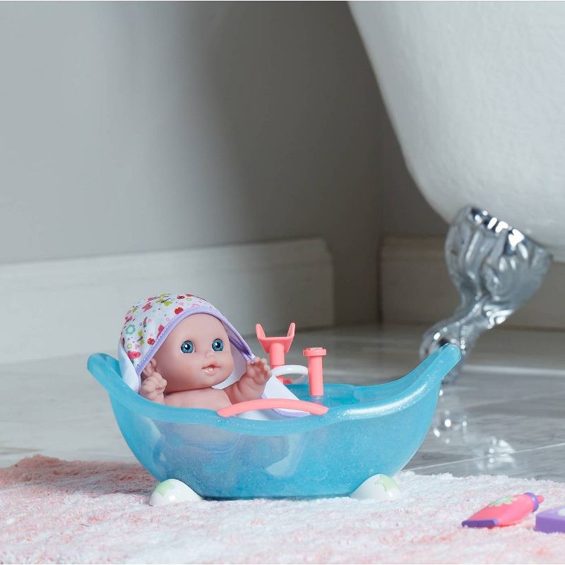 JC Toys Lil'Cutesises 8.5" Doll in Bathtub with Accessories