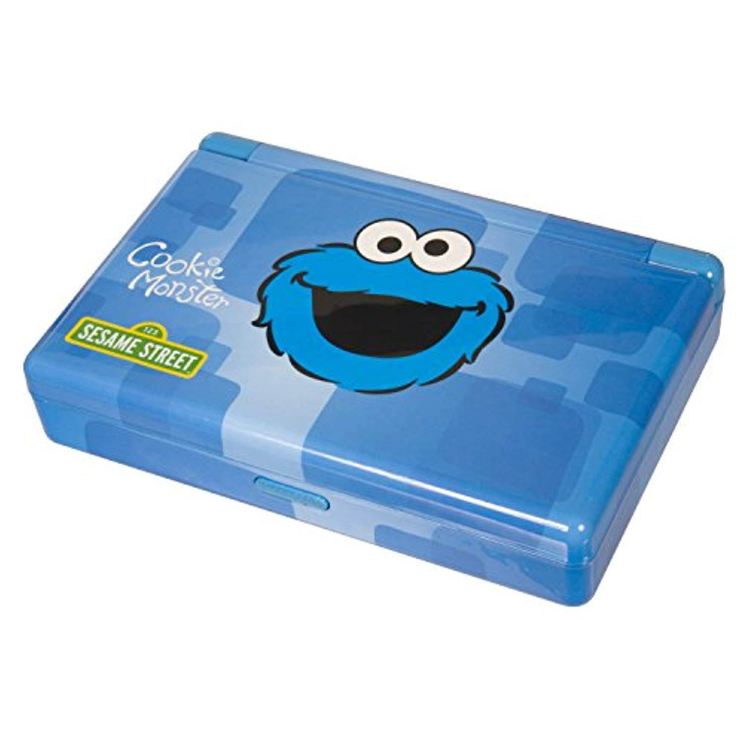 dreamgear sesame street gamer's vault for nintendo ds lite, dsi, dsi xl or 3ds (cookie monster)