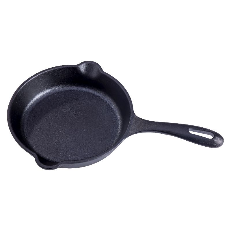 Victoria 6.5"&amp; 10" Preseasoned Cast Iron Skillet Set