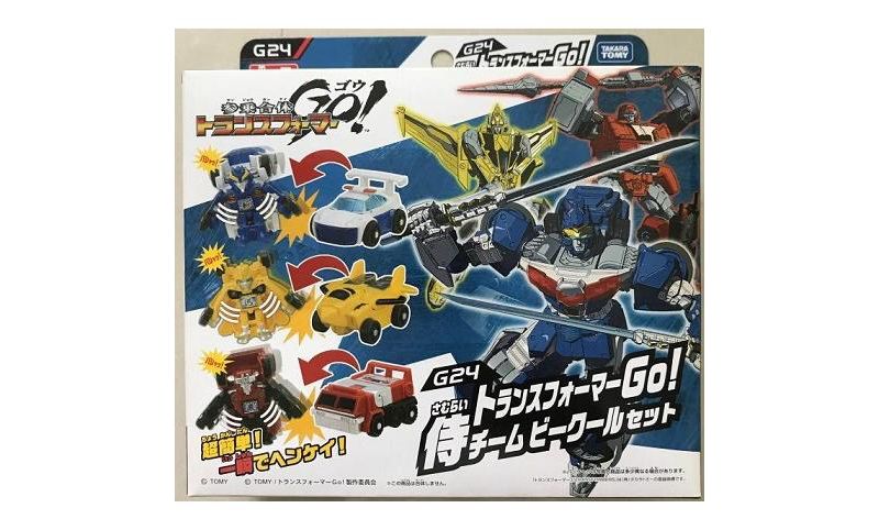 G24 Samuari Team Set of 3 | Transformers Go! Action figures