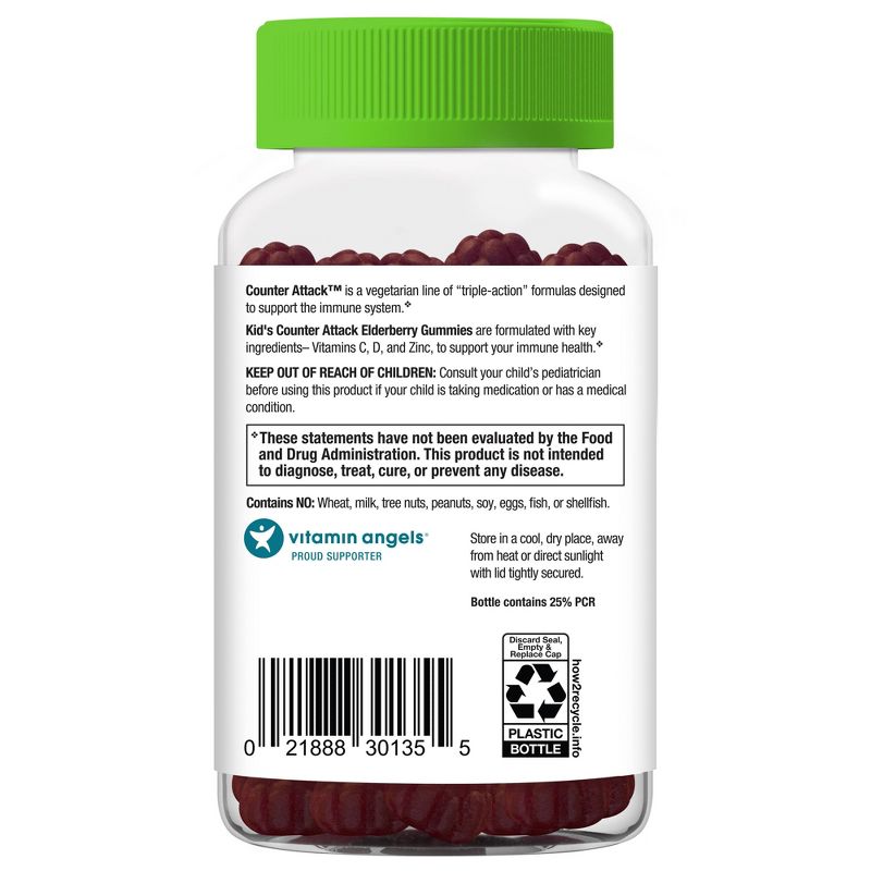 Rainbow Light Kid's Counter Attack Gummies - Elderberry - 30ct